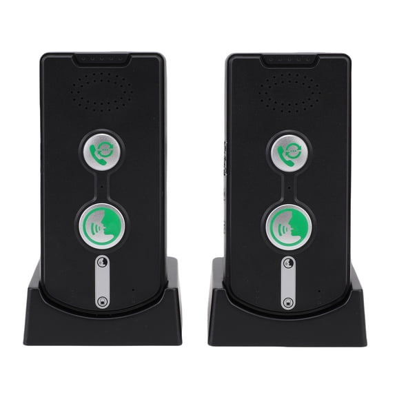 Nieyigj 2 Way Wireless Intercom System IP54 Rainproof Adjustable Volume Long Range (1640 ft / 500 m) Home Office Voice Intercom