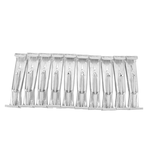 Nieyigj 20pcs Rain Gutter Hangers Heavy Duty Hidden Aluminum Bracket Fasteners with Pre-Inserted Screws for Repairing Fallen Seamless Gutters (5 inches / 12.7 cm)