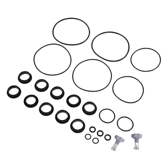 Nieyigj 24-Piece Sand Filter Pump Replacement O-Ring Gasket and Air Release Valve Repair Kit for 25013 Pool Parts (10.63 inches / 27.0 cm) - Durable Rubber Seal Accessories for Outdoor Swimming Pools