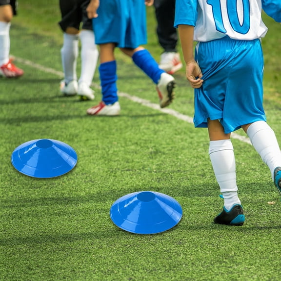 Nieyigj 25 Pcs Agility Disc Cone Set Multi Sport Training Space Cones with Plastic Stand Holder for Soccer Football Ball Game Mini Field Markers (2 inches / 5.08 cm)