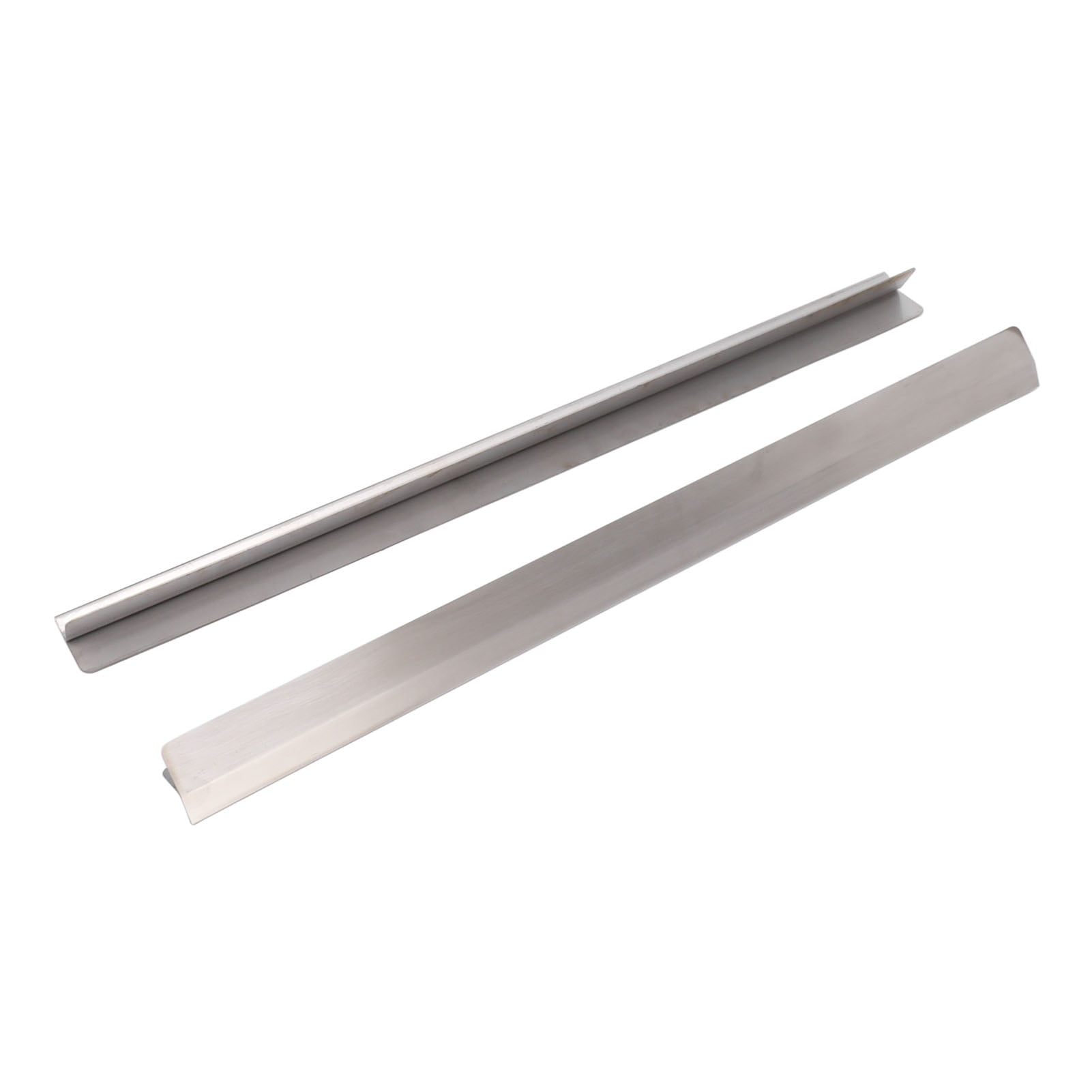 Nieyigj 2PCS Kitchen Stove Counter Gap Cover 19.9 inches / 50.5 cm Stainless Steel Gap Filler Easy Cleaning Heat Resistant Guard for Kitchen Supplies