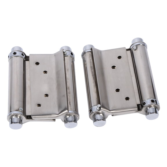 Nieyigj 2Pcs 3 Inches / 7.6 cm Double Action Spring Hinge Stainless Steel Swing Door Hardware