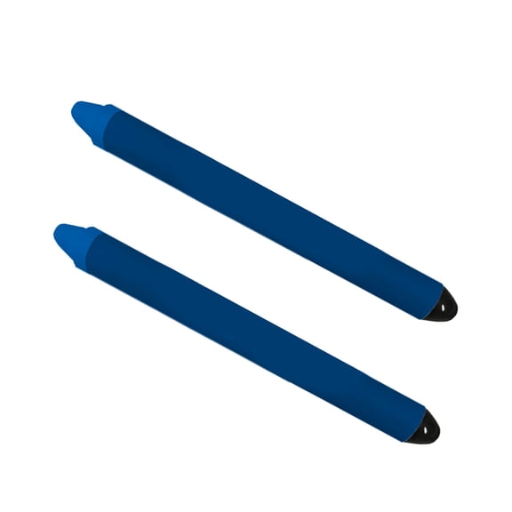 Nieyigj 2Pcs Kids Stylus Pen with Tethers for Touch Screens, Tablet, Phone, Devices, Blue, Universal Capacitive Pens (4.33 inches / 11 cm)