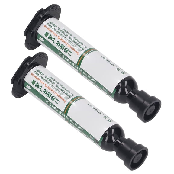 Nieyigj 2Pcs UV Curing Solder Mask Ink PCB BGA Repair Resist Paint Fast Drying Insulated Milky White