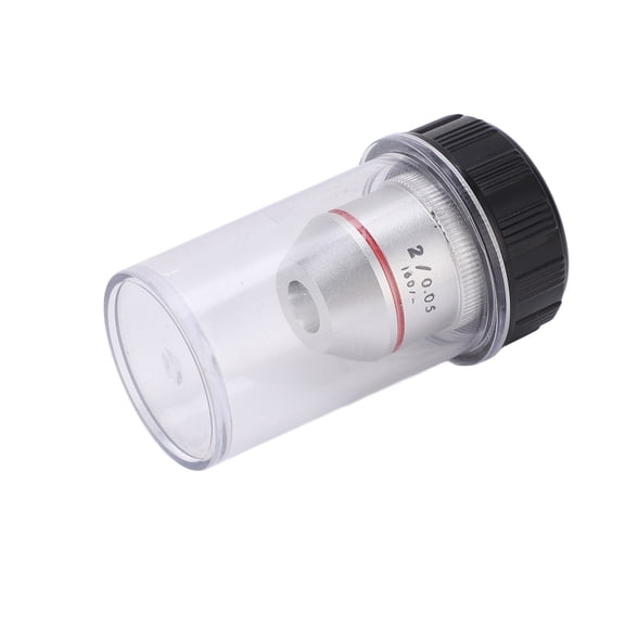 Nieyigj 2X Achromatic Objective Lens 195 Low Magnification Biological Microscope Part with Standard RMS Thread 20.2mm (0.80 inches), Premium Optical Glass High Clarity Precision Lab Equipment