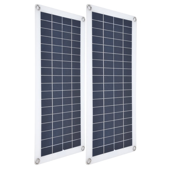 Nieyigj 2x10W Monocrystalline Silicon Solar Panels Kit with 30A Controller Photovoltaic Module USB 5V for RV Boat Emergency Charging 17.1 inches[cite: 1]