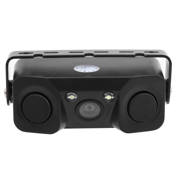 Nieyigj 3-in-1 Car Rear View Backup Camera Kit High Definition Parking Radar Sensor LED Night Vision 170 Degree Viewing Angle Universal Fitment