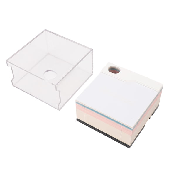 Nieyigj 3D Sticky Notes Innovative Tear Away Multifunctional Santorini 3D Memo Pad with LED Light for Desktop Ornament Unique Birthday Gift, Paper Craft Art Sculpture, 3.5 x 3.5 x 2.0 inches