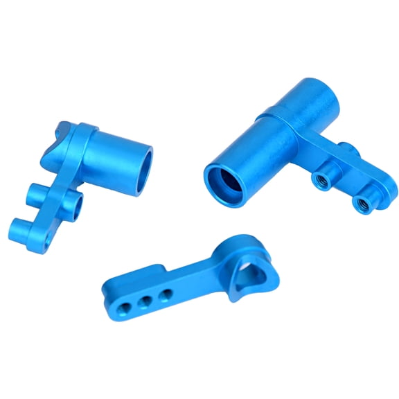 Nieyigj 3PCS/Set Aluminum Steering Servo Saver for HSP 1:10 RC Model Car (Blue) - Lightweight 12g / 0.42 oz Upgrade Accessory