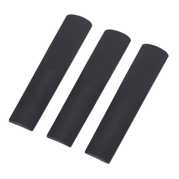 Nieyigj 3PCS Tenor Saxophone Reeds Resin 2.5 Strength Black Woodwind Instrument Accessories for Practice (3.17 inches / 80.5 mm)