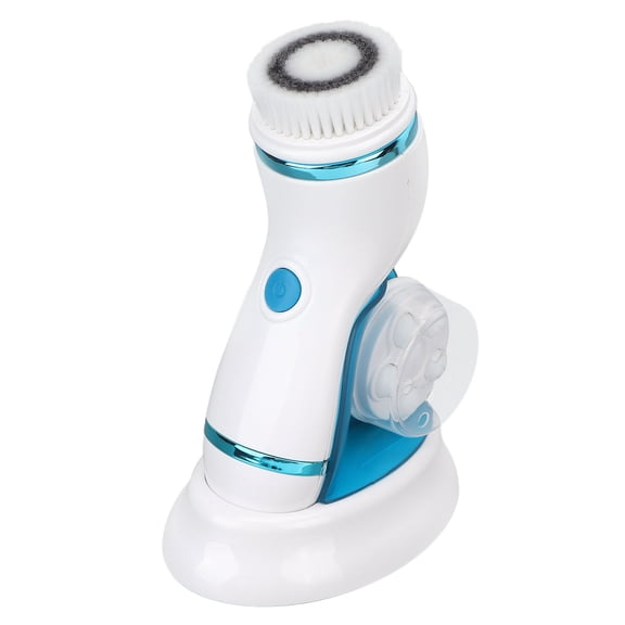 Nieyigj 4 in 1 Facial Cleansing Brush Deep Cleaning Pore Cleaner Electric Face Washer for Men and Women, Waterproof Skincare Tool, 7.09 inches / 18.0 cm
