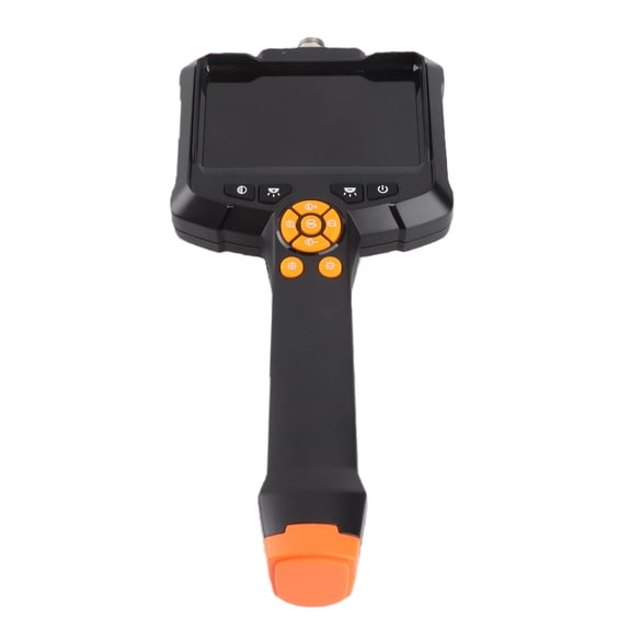 Nieyigj 4.3 in Screen Dual Lens 8mm Handheld Pipe Inspection Camera Endoscope with 8 Adjustable LEDs for Automotive and Home Maintenance 16.4 ft / 5 m Cable