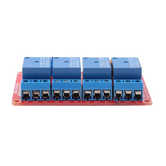 Nieyigj 4 Channel Optocoupler Relay Module Board High & Low Trigger 24V / 24 Volts for DIY Electronics, Industrial Electrical System Integration and Home Improvement Projects