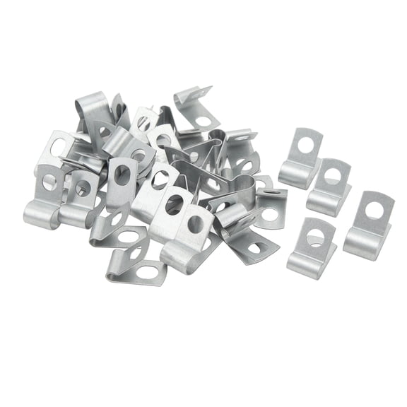 Nieyigj 40 PCS Brake and Fuel Line Clips High Strength Clamps Assortment Kit for 3/16, 1/4, 5/16, and 3/8 Inches Tubing Universal Automotive Replacement Parts