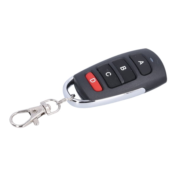 Nieyigj 433MHz Universal Garage Door Remote Control Key Replacement, 4 Button Cloning Copy Cloner Transmitter for Gate Doors, Wireless Keyfob Duplicate