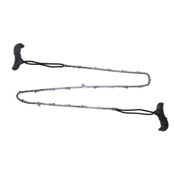 Nieyigj 48in / 121.9cm Pocket Folding Hand Chain Saw, 64 Links 21 Cutter, Camping Survival Pruning Tool
