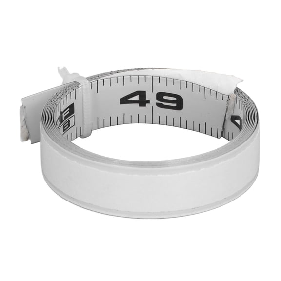 Nieyigj 4FT Self Adhesive Measure Tape, 48 Inch Left to Right Metal Stick-On Measuring Ruler for Work Bench Saw Table (4FT / 121.9 cm)