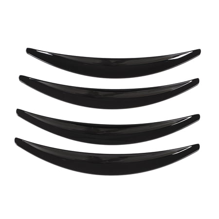 Nieyigj 4PCS ABS Wheel Fender Flares Splash Guards For Tesla Model 3 2017-2022 Baked Black Smooth Surface (12.6 inches / 32 cm)