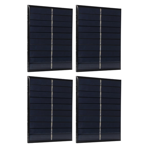 Nieyigj 4Pcs High-Efficiency 0.8W 5V Polycrystalline Mini Solar Panel Module 3.1x3.1 in / 8x8 cm for DIY Science Projects and Battery Charging