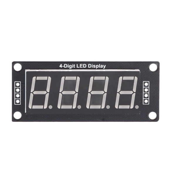Nieyigj 4Pcs LED Segment Digital Display Module 4 Bits 7 Segments PCB Clock Module 0.56 Inch / 1.42 cm Yellow