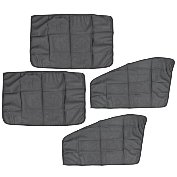 Nieyigj 4Pcs Magnetic Car Window Sun Shade Universal UV Protection Side Front Rear Window Curtain Screen Mesh for Cars SUVs Minivans, Easy to Install, Black