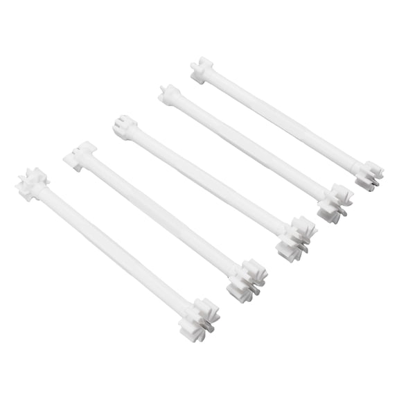 Nieyigj 5 Pieces Flower Floral Dotting Tools for Dot Painting, 10 Petal Shapes Double-Ended Embossing Stylus Pens for DIY Crafting, Clay Sculpting, Nail Art, Multicolor (5.9 inches / 15 cm)