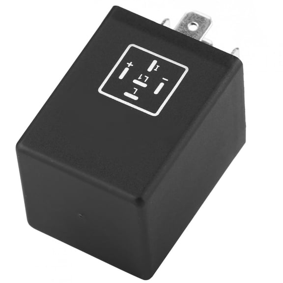 Nieyigj 5-Pin EP27 FL27 Car Flasher Relay Decoder for LED Turn Signal Light 12V, Automotive Electrical Part to Fix Hyper Flash Issue, Plug and Play Installation for Vehicles 1994 to 2009 (Black)