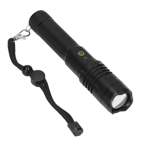 Nieyigj 5000LM Super Bright LED Rechargeable Flashlight, Aluminum Alloy High Lumen Tactical Flashlight with Telescopic Zoom & 5 Modes, Waterproof Emergency Light for Outdoor Camping Hiking