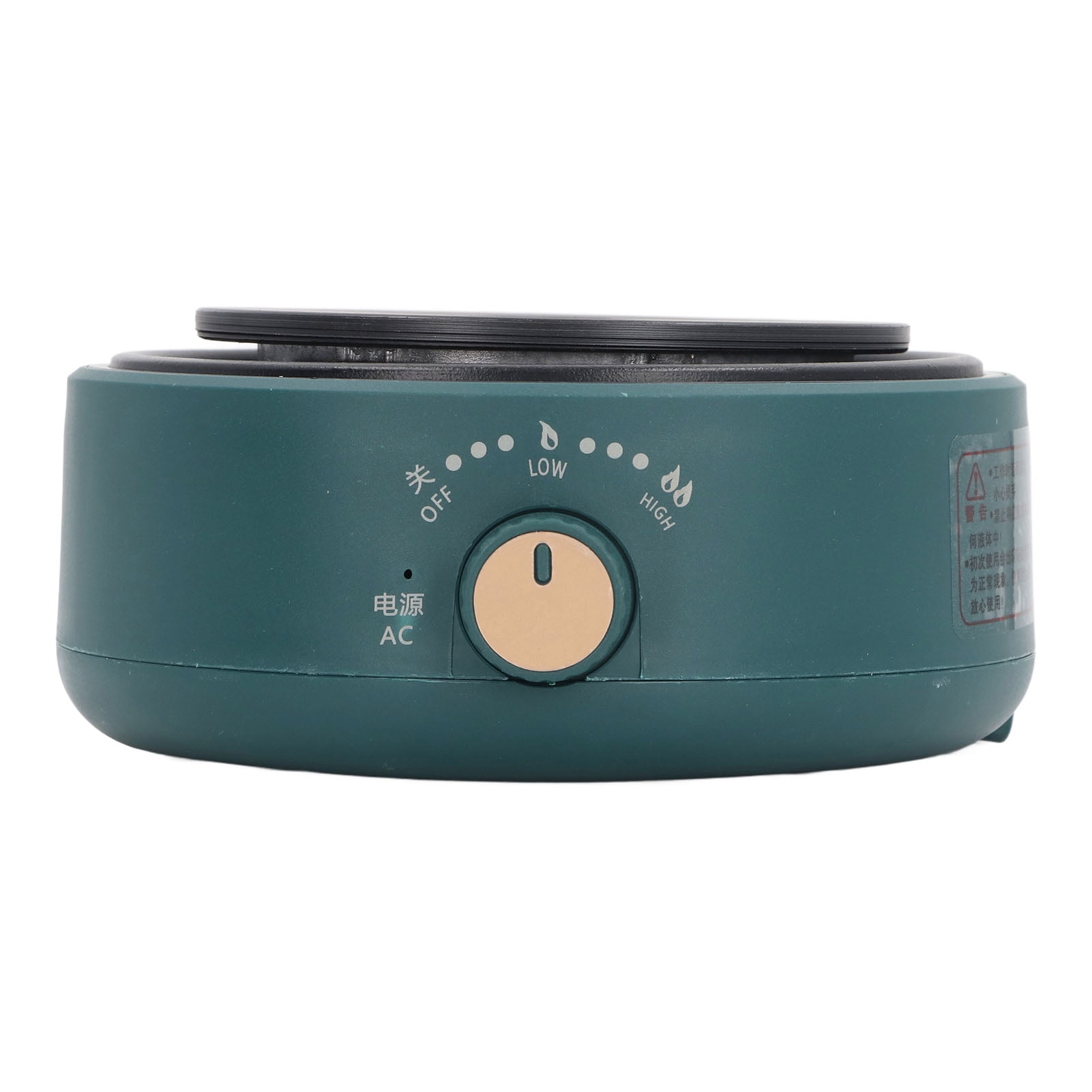 Nieyigj 500W Countertop Single Burner Portable Electric Hot Plate, Fast Heating Stove for Home Dorm Office, Dark Green (18x16x8 in / 45.7x40.6x20.3 cm)