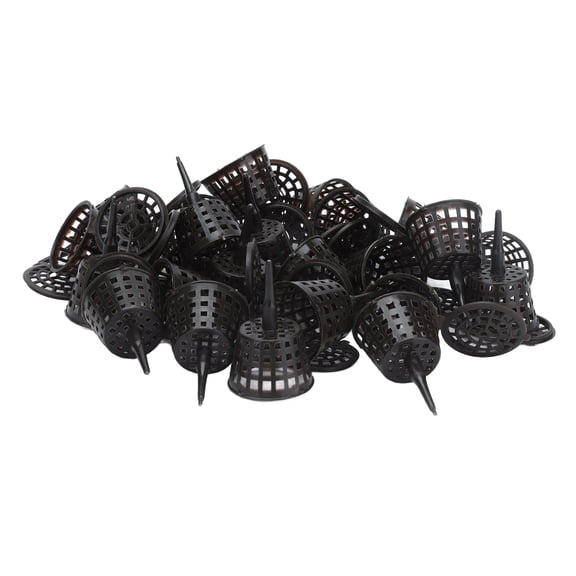Nieyigj 50Pcs Fertilizer Basket Plastic Sturdy Planting Fertilization Box for Potted Plants Succulents Bonsai Home Balconies Garden Small 1.6 x 1.1 in