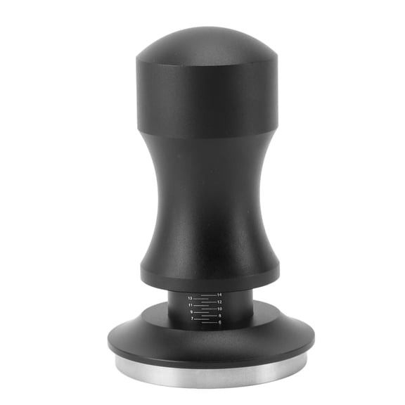 Nieyigj 53mm Espresso Tamper Adjustable Depth Spring Loaded Coffee Tamping Tool with Scale Premium Stainless Steel Aluminum Calibrated Press for Home Cafe 3.5 inches / 90 mm[cite: 1]
