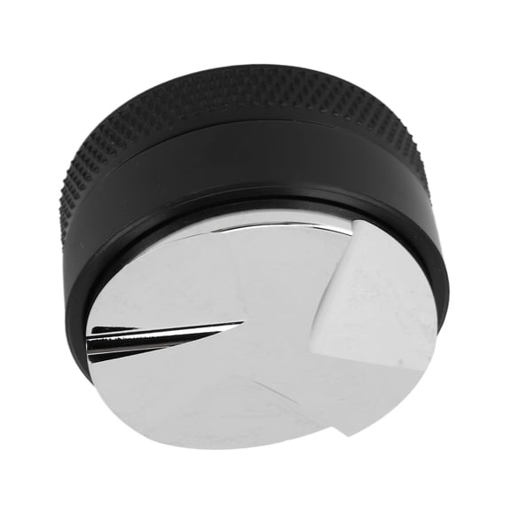 Nieyigj 58mm Black Stainless Steel Coffee Distributor Leveler Tamper Tool for Professional Espresso Distribution, Adjustable Depth Flat Base Accessories for Home Barista Cafe
