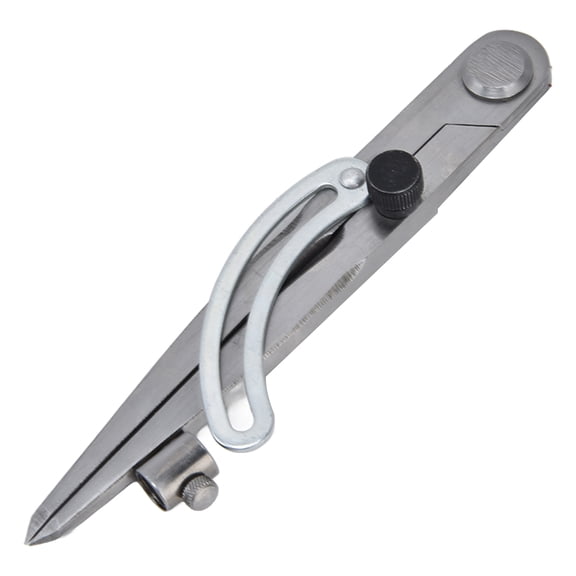 Nieyigj 6 Inch Wing Divider Gauge Carbon Steel Heavy Duty Adjustable Lockable Scribing Tool with Spacing Divider for Precision Leather Woodworking Geometric Measuring, 6 in / 15.2 cm