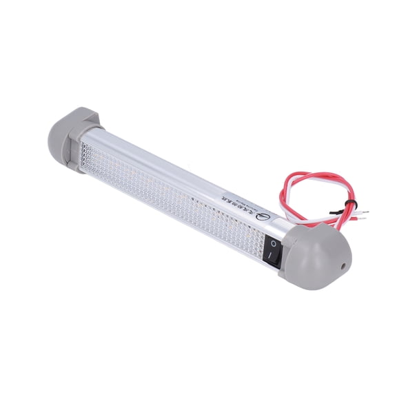 Nieyigj 8.9 inches / 22.6 cm LED Awning Light Bar DC12V/24V 2W 180 Degree Rotation IP66 Waterproof 720LM RV Exterior Porch Work Light with ON OFF Switch for Motorhome Boat[cite: 1]