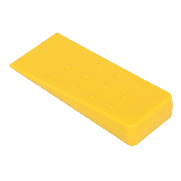 Nieyigj 8 Inch / 20.3 cm Logging Wedge with Spikes, Premium ABS Plastic Tree Felling Wedge, Wood Splitting Tool Chainsaw Accessory for Safe Logging and Forestry Work, High Visibility Yellow