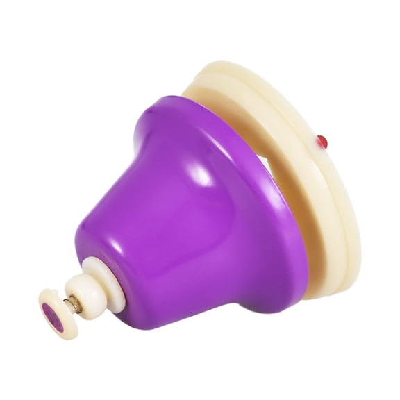 Nieyigj 8 Notes Colorful Hand Bells Set Musical Percussion Instrument Iron & Plastic Material for Early Music Education (3.5 inches / 9 cm)