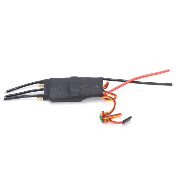 Nieyigj 80A Brushless Water Cooling Electronic Speed Controller ESC with 5V/5A Switch BEC for RC Boat Replacement Upgrade Parts and Accessories Waterproof Design Durable Aluminum Material