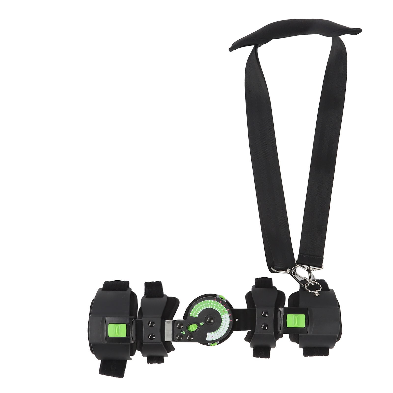 Nieyigj Adjustable Hinged Elbow Brace with Strap Sling Rehabilitation Support Corrective Orthosis Post Op Arm Splint Right Hand (20.08 inches / 51 cm)