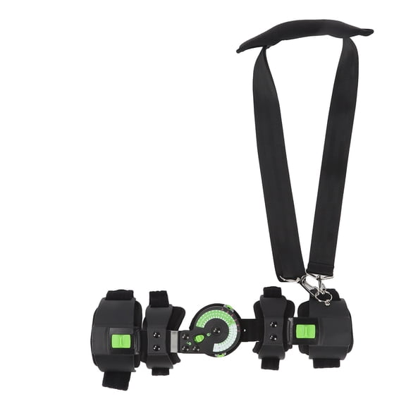 Nieyigj Adjustable Hinged Elbow Brace with Strap Sling Rehabilitation Support Corrective Orthosis Post Op Arm Splint Right Hand (20.08 inches / 51 cm)