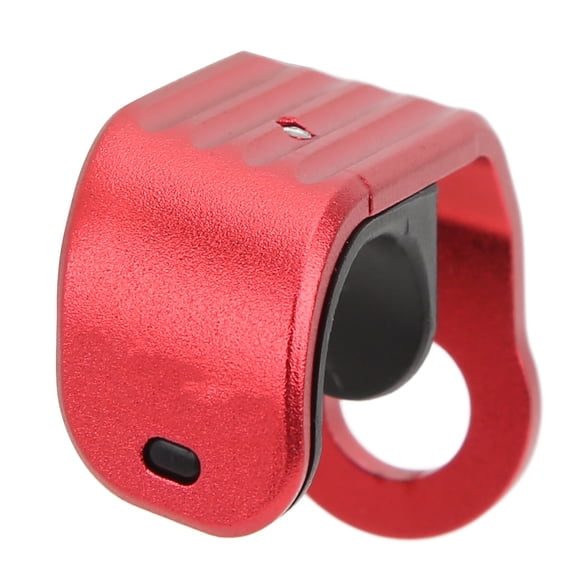 Nieyigj Aluminum Alloy E Buckle Front Fork Hook E Shaped Hanging Buckle for Brompton Folding Bicycle, Lightweight Cycling Accessory Replacement Part, High Strength Fastener, Vivid Red Color Design