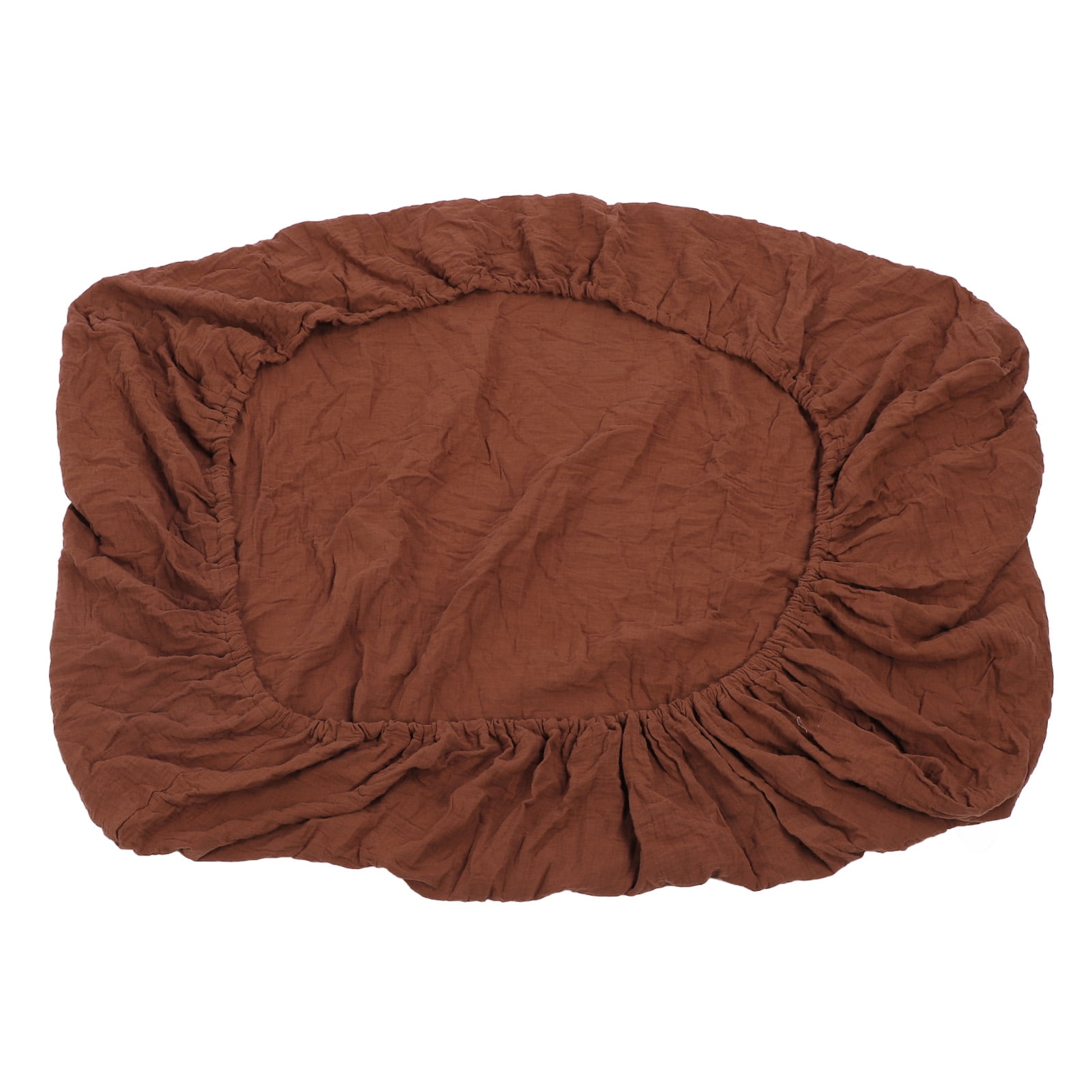 Nieyigj Baby Muslin Crib Sheet Soft Breathable Wrinkle Resistant Skin Friendly Crib Mattress Sheet for Toddler Bed, Brown