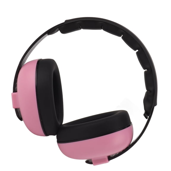 Nieyigj Baby Noise Reduction Earmuffs Soft Hearing Protection Headphones for Sleep, Portable Pink Infant Ear Muffs, Comfort ABS Material for Toddlers, 8.66 inches / 22 cm, 1 Pack