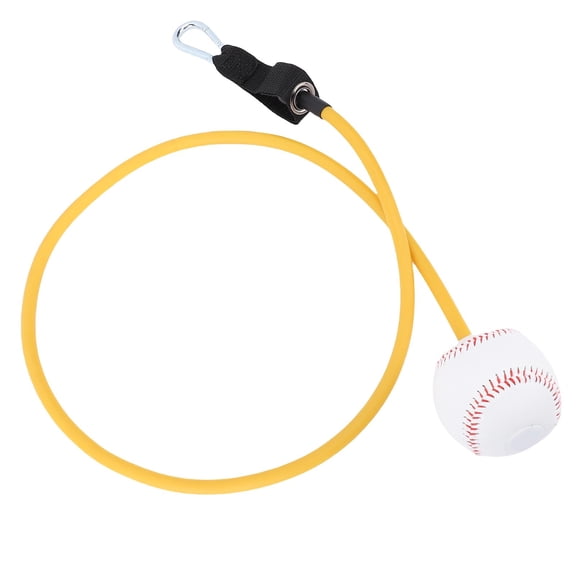 Nieyigj Baseball Softball Training Aid Connector Fitness Elastic Tension Rope, Yellow 10 lbs (10 inches / 25.4 cm)