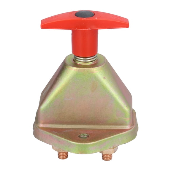 Nieyigj Battery Isolator Switch Heavy-Duty Power Kill Cut Off Master Disconnect Switch 12-24V for Large Trucks and Cars, Stainless Steel Shell, Main Power Switch, 5.9 inches / 15 cm