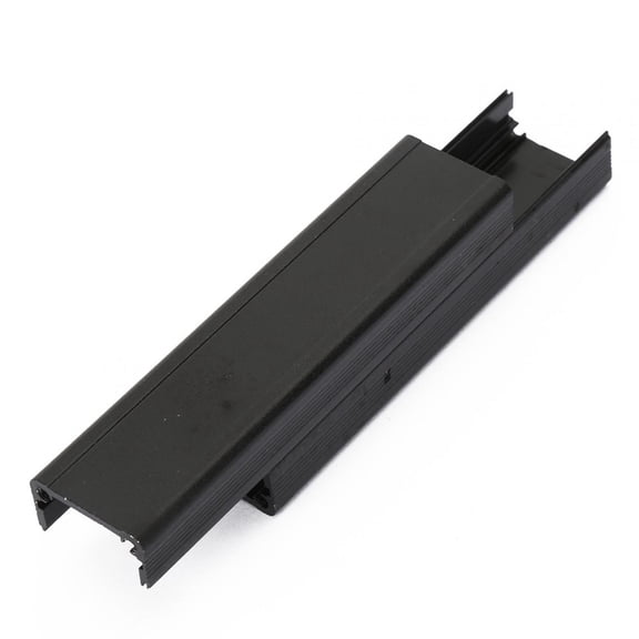 Nieyigj Black Aluminum Enclosure PCB Instrument Shell Electronic Cooling Box Project Box Protective Case Split Type DIY Junction Box 1x1x4 inches / 25x25x100 mm with Screws and Baffles