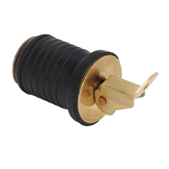 Nieyigj Boat Live Well Plug Brass Livewell Bait Well Drain Plug Tight Sealing Boat Drain Plug for Bilge Beam Seawall Marine Hardware Accessories 1 inch / 25.4 mm