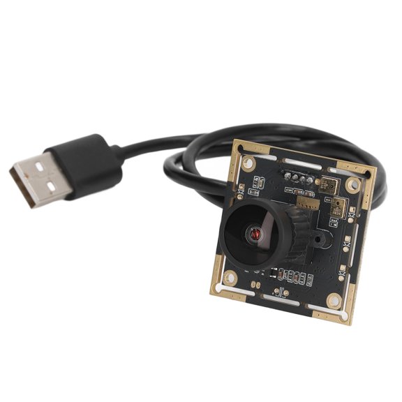 Nieyigj Camera Module 2MP 1920x1080 145 Field of View Wide Angle Board with Dual Digital Silicon Microphone for Machine Embedded Industrial Use, Black (Length: 5.12 inches / 13.00 cm)