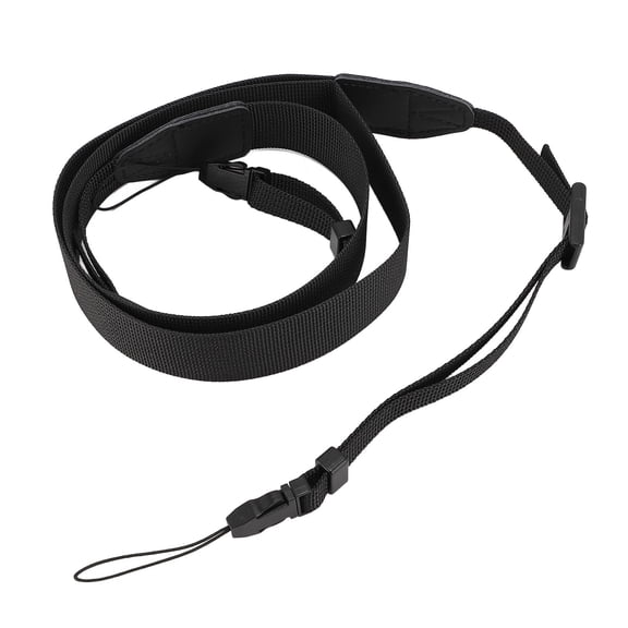 Nieyigj Camera Neck Shoulder Strap for Instax Mini 12 EVO Link 3, DSLR Camera Strap Replacement Belt, Adjustable Recycled Polyester Photography Accessories, Black (35.4-41.3 inches / 90-105 cm)