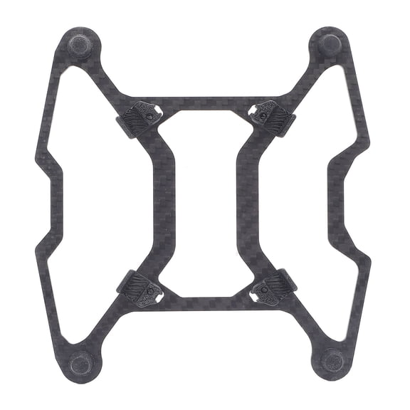 Nieyigj Carbon Fiber Chassis Armor for DJI Avata 2 Drone, Bottom Protective Pad Lightweight Landing Guard, Black (5.51 inches / 14 cm)