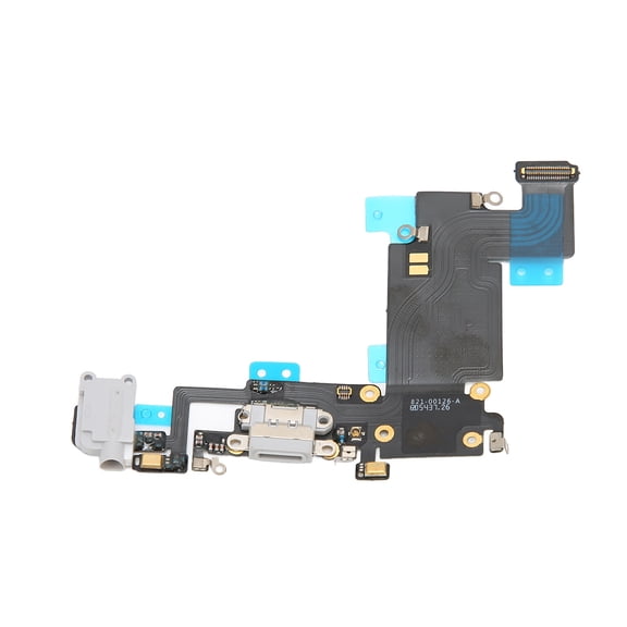 Nieyigj Charging Port Module USB Dock Connector Microphone Headphone Flex Cable for IPhone 6S Plus Gray (3.94 inches / 10 cm)